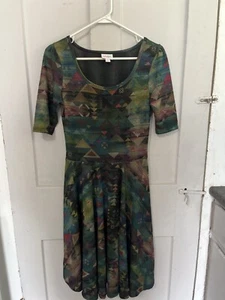 Lularoe Damen Nicole Kleid Größe S - Abstrakt - Bild 1 von 2