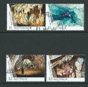 AUSTRALIA 2017 CAVES SET OF 4 FINE USED - Picture 1 of 1