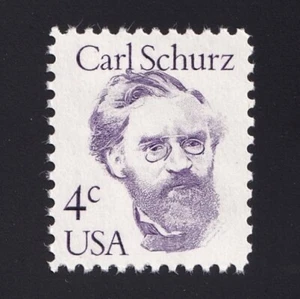 1847 4c Carl Schurz, Great Americans Issue, Overall Tagging, MNH - Picture 1 of 1