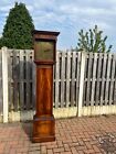 Vintage Bevan Funnell Reprodux Flame Mahogany Grandfather Longcase Clock