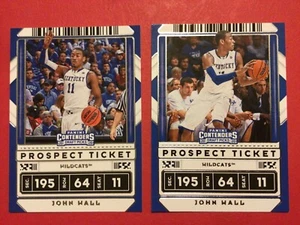 2020 Panini Contenders Draft Picks JOHN WALL 2-card #34 Base & var - Picture 1 of 2