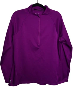 Antigua Damen lila Gr. Large 1/4 Zip Pullover Sweatshirt Jacke - Bild 1 von 7