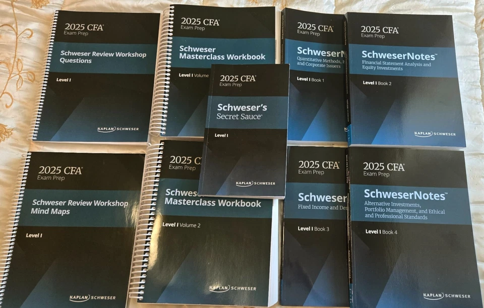 CFA Level I Kaplan Exam Prep books new - Image 1 of 1
