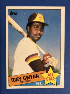 1985 Topps Baseball #717 Tony Gwynn San Diego Padres (N.L. All-Star) (HOF)-C4