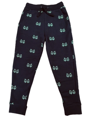 MARKS AND SPENCER Boys Space Invaders Joggers Gamer Gaming Arcade Jogging Bottoms Trousers Ex M&S