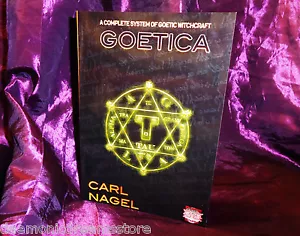GOETICA Carl Nagel Finbarr Oculto Goetia Negro Grimorio Magia Gótica Wicca - Imagen 1 de 2