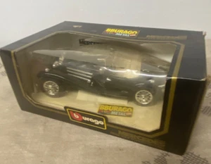 Burago 1/20 Mercedes Benz 500K Roadster 1936 bon état juste boîte abîmer - Foto 1 di 14