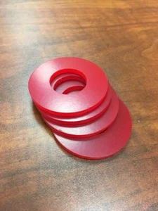 Urethane Rubber Washer 2" OD x 15/16" ID x 1/8" Thickness US made 4 Pack - Picture 1 of 3