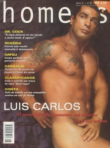 xHOMENS MAGAZINE BRAZIL 1973 - Year 2 #8 Man Body Shape Tanned Luis Carlos - Picture 1 of 2