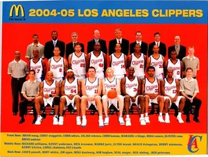 PHOTO Los Angeles Clippers (2004 - 2005 Season) NBA Team Photograph Elton Brand - Picture 1 of 1