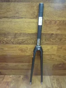 TRUE TEMPER ALPHA Q PRO 1 1/8" x 11" THREADLESS FULL CARBON 700C ROAD FORK - Picture 1 of 9