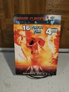 GREAT HORROR CLASSICS - Great Horror Classics 4 (4 DVD) 16 Feature Films - Imagen 1 de 3