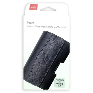 Verizon Leather Pouch with Rotating Clip For Most Phones with Screen Up to 3.5" - Picture 1 of 2