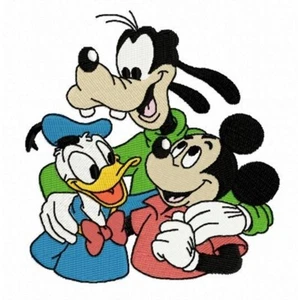 MACCHINA RICAMO DISEGNI USB - DISNEY'S MICKEY & FRIENDS 7 DISEGNI 4X4 & 5X7 - Foto 1 di 6