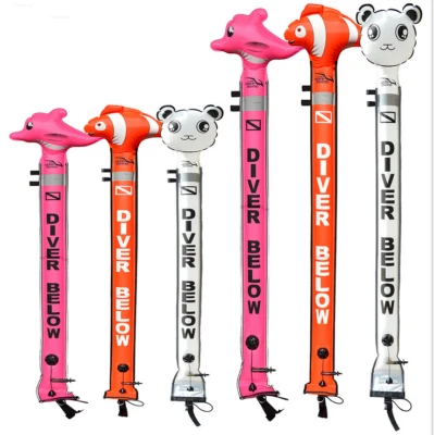 High Visibility Scuba Divers SMB Surface Marker Buoy Double Reflective Stripes - Image 1 of 4