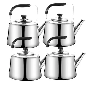 Hervidor de té Whistling cafetera gruesa tetera adecuada para todo tipo de estufa camping - Imagen 1 de 10
