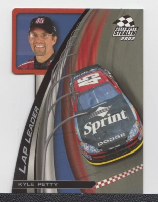 KYLE PETTY :  2002 - PRESS PASS  STEALTH - LAP LEADERS - CARD No # LL21 - Image 1 of 2