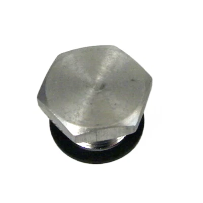 Enchufe y junta de entrada de combustible Holley QFT AED CCS Demon 9/16 X 24 se venden como cada uno (1) Foto 1 de 4