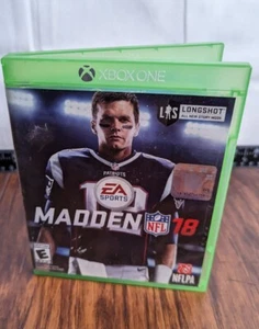 Madden NFL 18 (Microsoft Xbox One, 2017) Very Good Condition - Picture 1 of 3