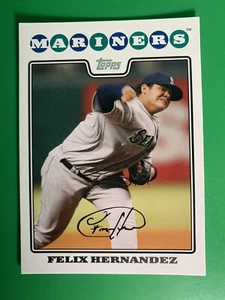 2008 Topps Felix Hernandez #75 Seattle Mariners - Picture 1 of 2