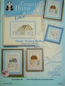 Country Home & Cross Stitch Booklet 026 Twined Lace by Suzanne McNeill - Picture 1 of 2