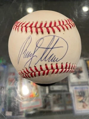 RUSTY STAUB EXPOS ASTROS METS SINGLE SIGNED OFFICIAL BASEBALL JSA - Image 1 of 2