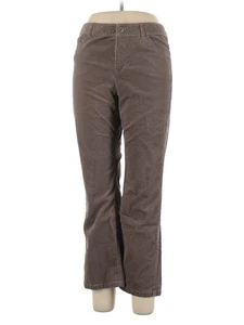 Liz & Co. Women Brown Casual Pants 10 - Picture 1 of 2