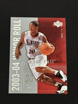 2003-04 Upper Deck Honor Roll Eric Snow #65 Philadelphia 76ers (O) - Image 1 of 2