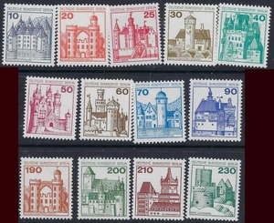 Alemania Berlín 9N391-403 MNH 1977-79 Juego Castillos (ad1252) - Imagen 1 de 1