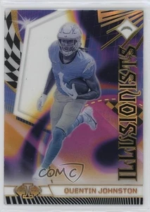 Panini Illusions Illusionists 2023 negro/50 Quentin Johnston #17 novato radiocontrol - Imagen 1 de 3