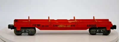 Lionel 6362 O Gauge Flat Rail Freight Car Lionel Lines #636255 1:48 Scale 1955 - Image 1 of 4