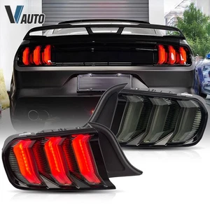 Luces traseras LED para Ford Mustang 2015-2023 luz de freno ahumada con giro secuencial - Imagen 1 de 15