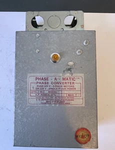 PHASE-A-MATIC Modell PAM-100 Statischer 3 Phasen Wandler - Bild 1 von 6
