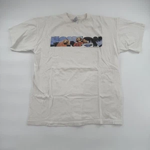 Vintage Hanson Shirt Herren Large weiß 90s Band Pop Musik Grafik Tee PolyGram - Bild 1 von 9