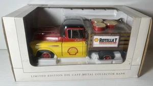 Shell Oil Chevy Coin Bank Vintage Oil & Petrol Collectables - Picture 1 of 6