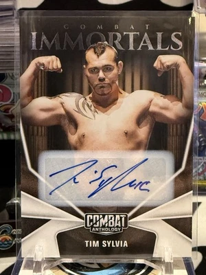 2025 PFL Combat Anthology TIM SYLVIA #7 Combat Immortals Signatures Auto TZ - Image 1 of 2