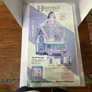 Vintage Dura Craft Heritage Dollhouse Kit Victorian Mansion HR 560 2 Story - Picture 1 of 7