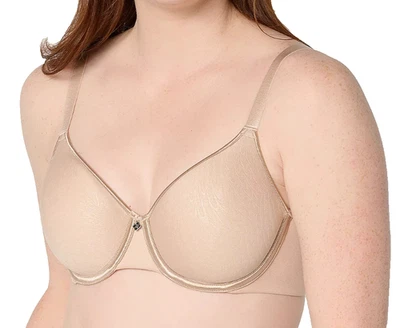 Breezies~Featherlite Breathe Underwire T-Shirt Bra~38B~Sunbeige~A679216~Foam Cup - Image 1 of 3