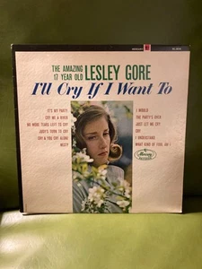 LESLEY GORE - I'll Cry if I Want To LP Vinyl Mercury Records Reissue VG+ Nice! - Picture 1 of 3