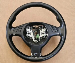 2001 2002 2003 2004 2005 2006 BMW E46 M3 E39 M5 M Sport Steering Wheel - Picture 1 of 9