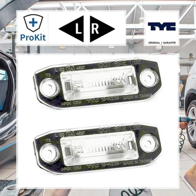 2x ORIGINAL® Tyc Kennzeichenleuchte Links, Rechts für Volvo Xc90 I Xc60 V60 I - Bild 1 von 4