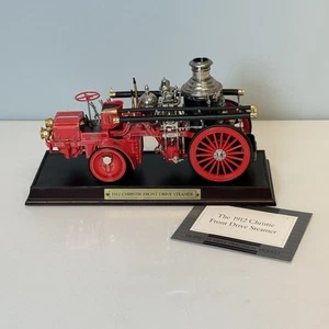 Franklin Mint 1912 Christie Front Drive Steamer Fire Truck 9” Detailed - Picture 1 of 18