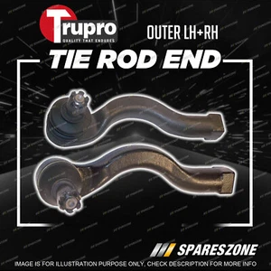 2 Pcs Trupro Outer Tie Rod Ends for Mitsubishi Pajero NM NP NS NT Triton ML MN - Picture 1 of 2