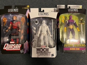 Hasbro Marvel Legends Moon Knight Quasar Baron Zemo Walgreens Exclusive NEW Lot - Picture 1 of 5