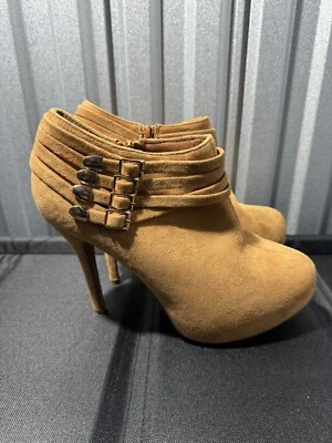 Botas de aguja Forever Brown para mujer talla 10 buen estado Foto 1 de 4