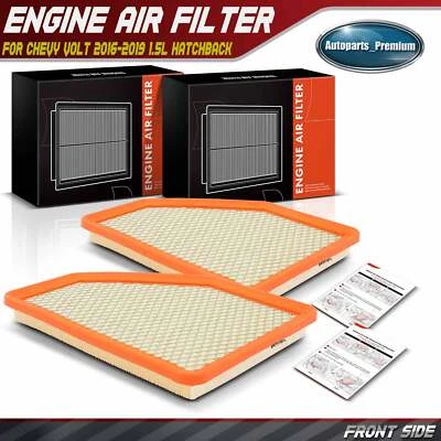 2x Filtro de aire del motor delantero para Chevrolet Volt 2016 2017 2018 2019 1,5 L hatchback Foto 1 de 2