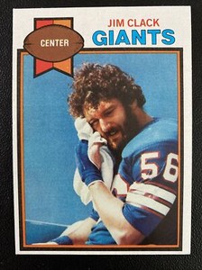 Jim Clack 1979 Topps Rookie RC Card #99 - NEW YORK GIANTS