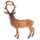 4 Inch Realistic Animal Model Brown Elk Action Figure Statue