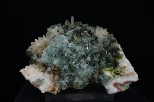 Epidote, Byssolite & Quartz / Imilchil, Morocco / Fine Mineral Specimen - Picture 1 of 5
