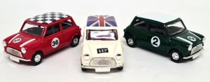Lledo 1/43 - Austin Seven Mini Cooper Racing Set 3 Cars Diecast model Car - Picture 1 of 6